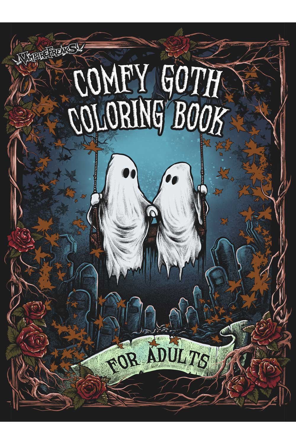Comfy Goth Coloring Book For Adults