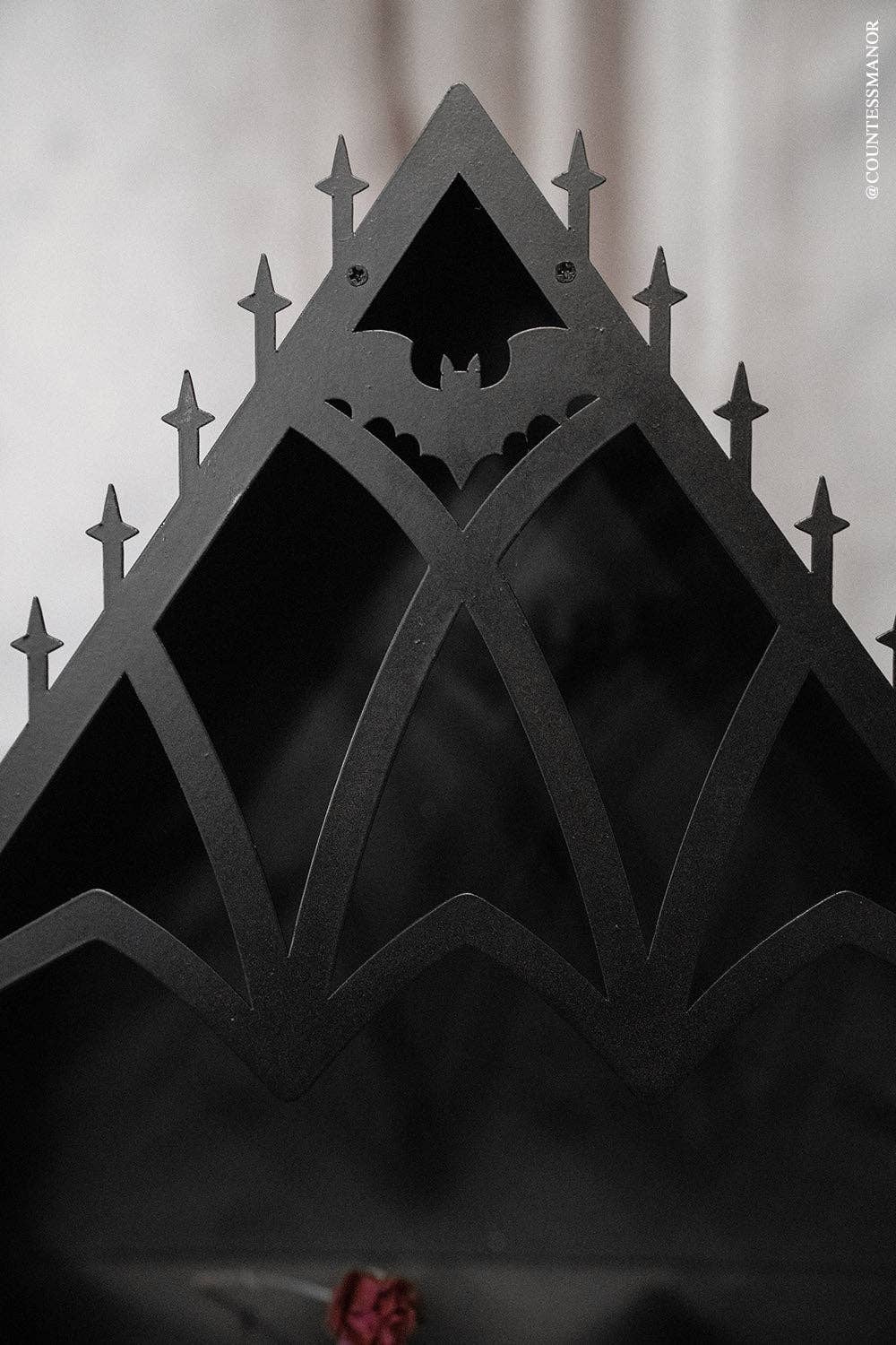 Gothic Cathedral Arched Bat Shelf
