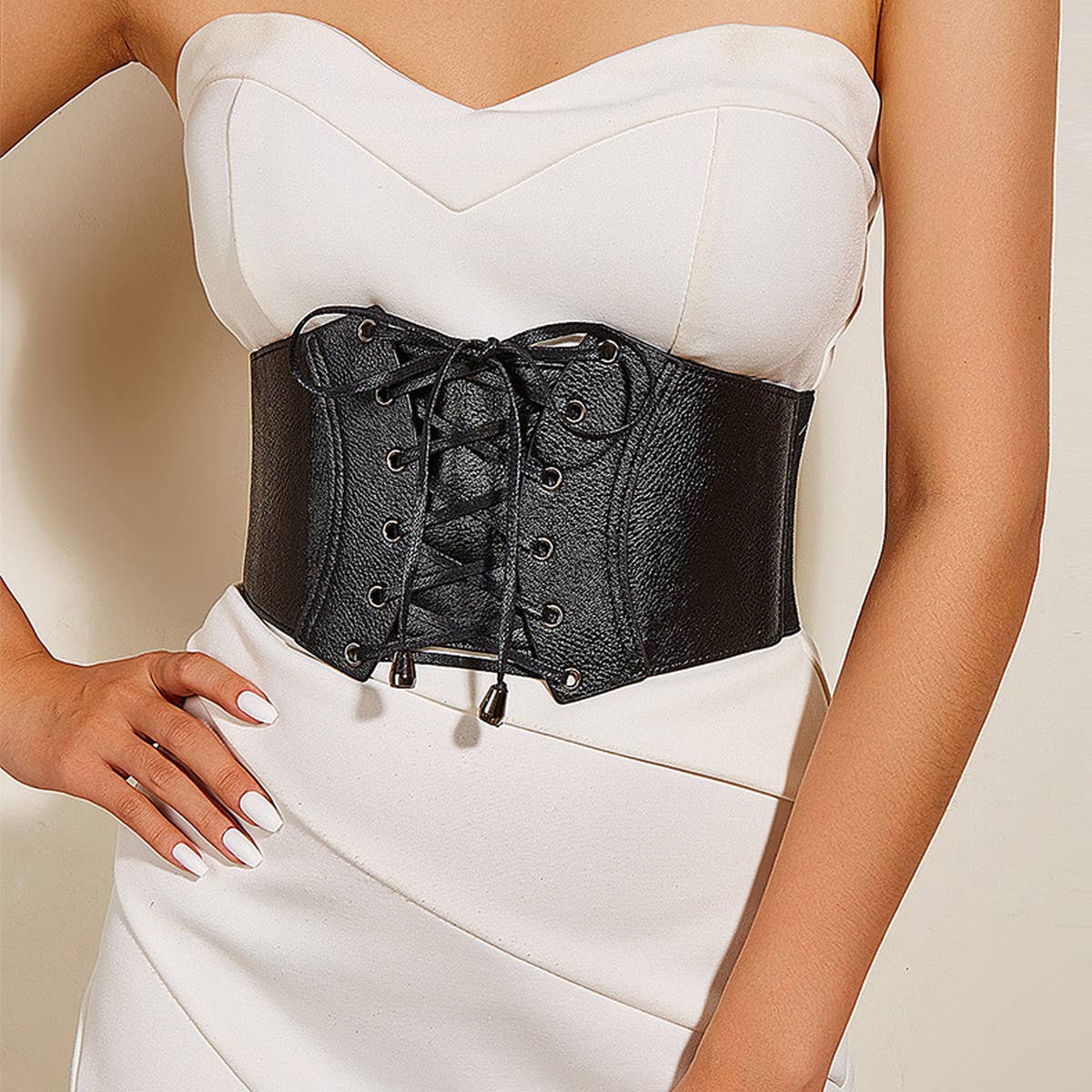 ELASTIC GIRDLE WIDE BELT