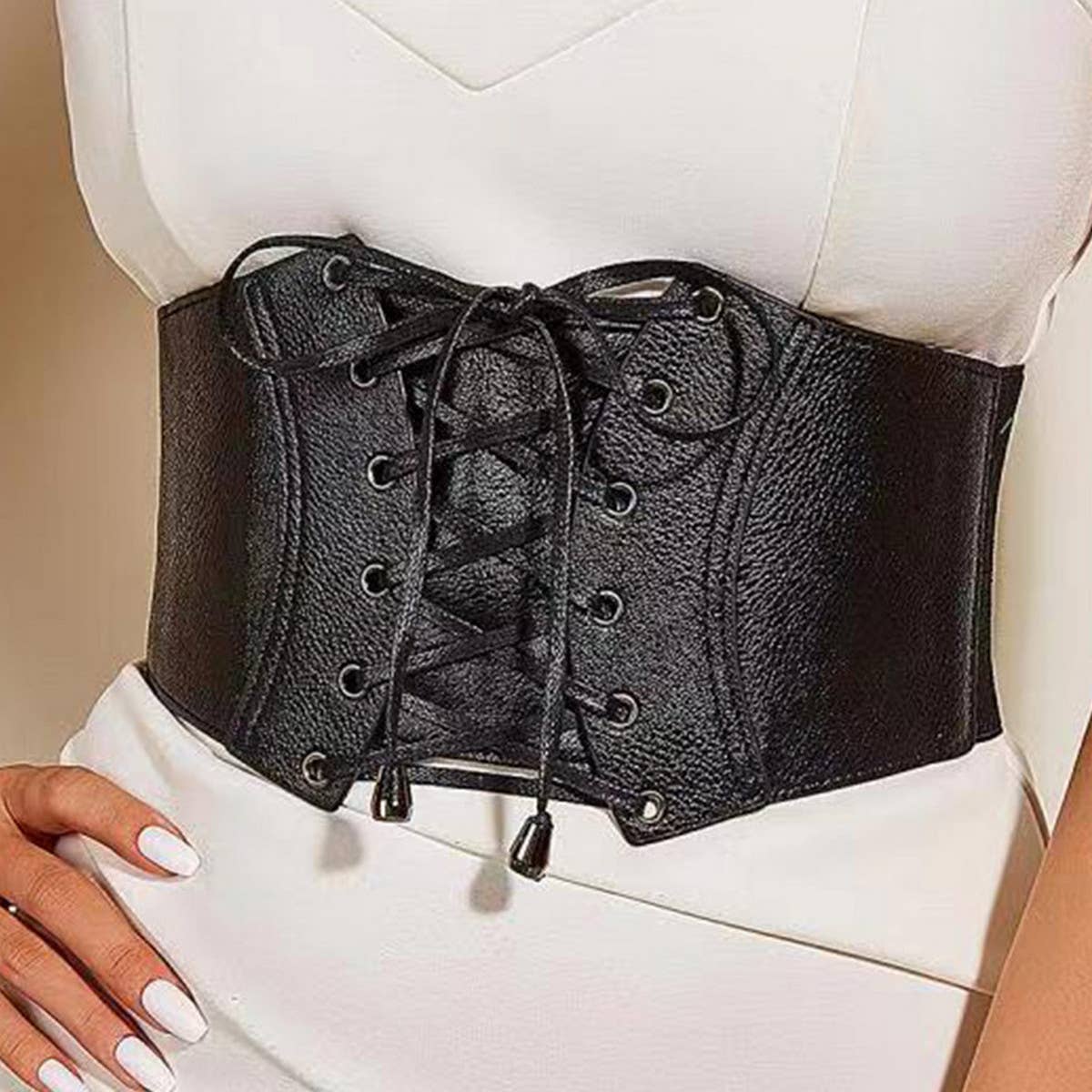 ELASTIC GIRDLE WIDE BELT