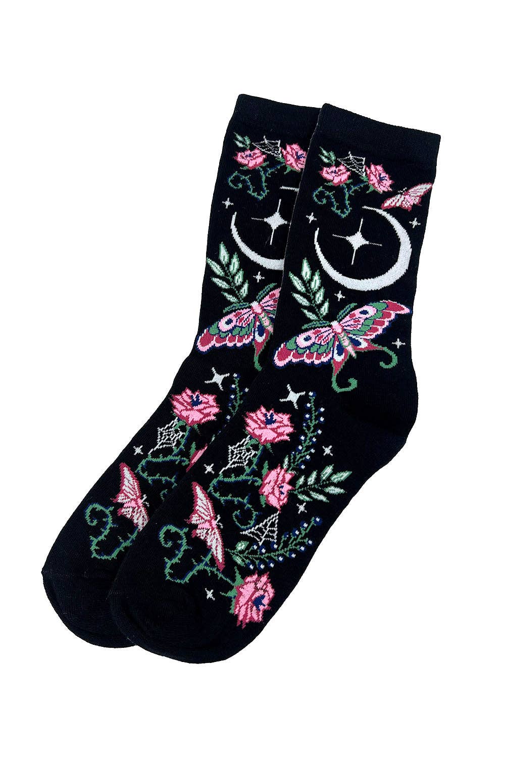 Enchanted Garden Luna Moth Socks