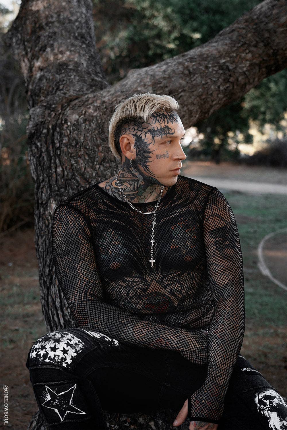 Shadowgrid Fishnet Shirt