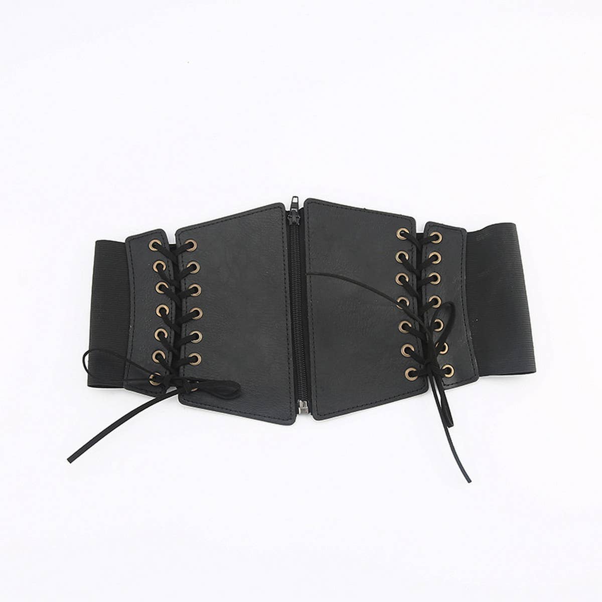 BLACK WIDE BELT
