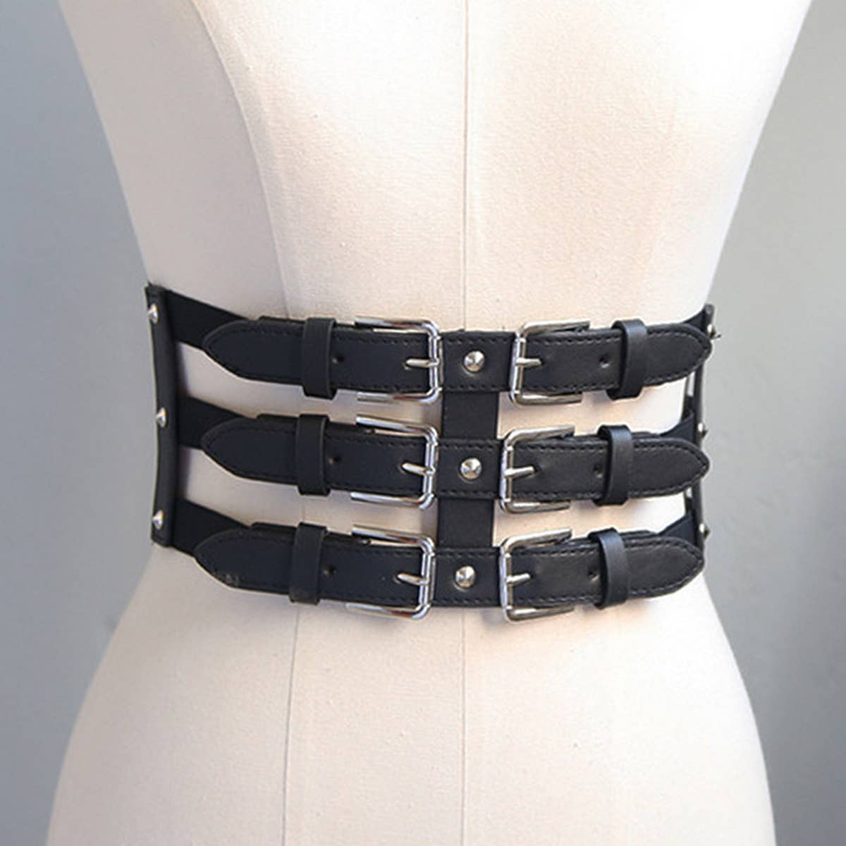 PUNK STYLE SUSPENDER BELT
