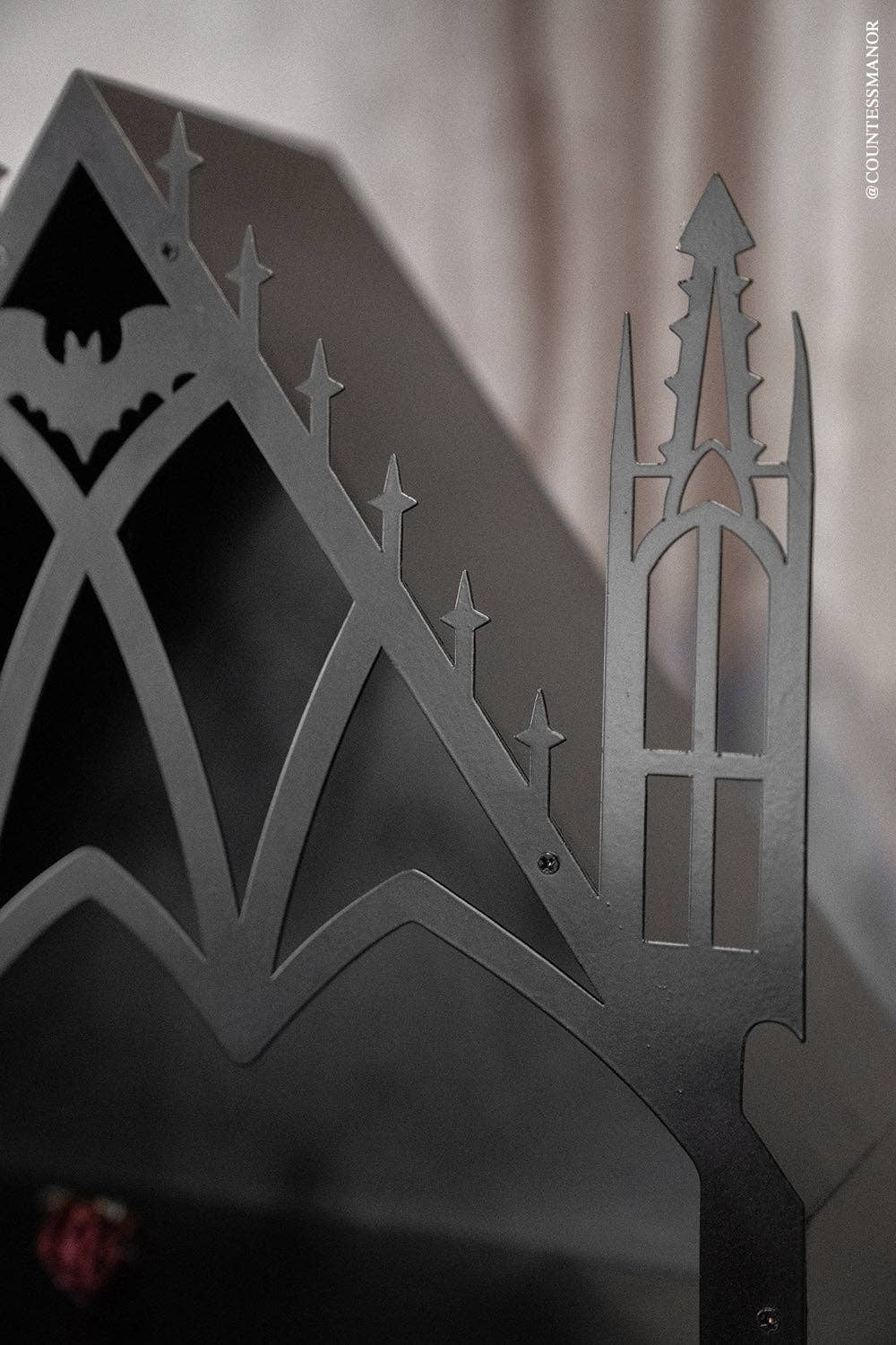 Gothic Cathedral Arched Bat Shelf
