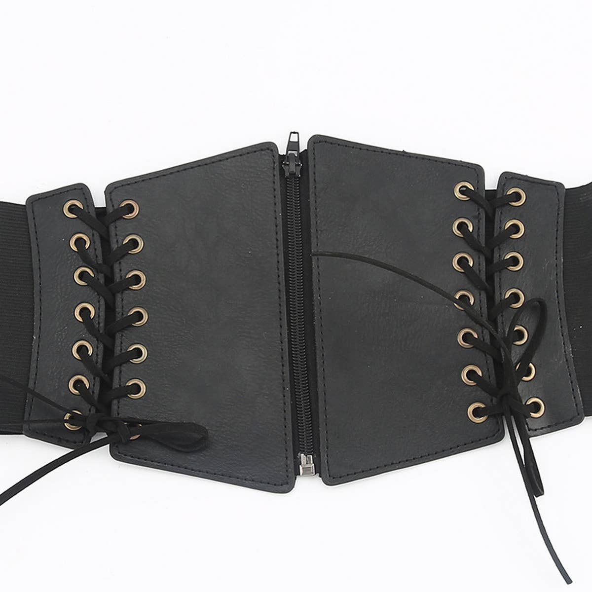 BLACK WIDE BELT