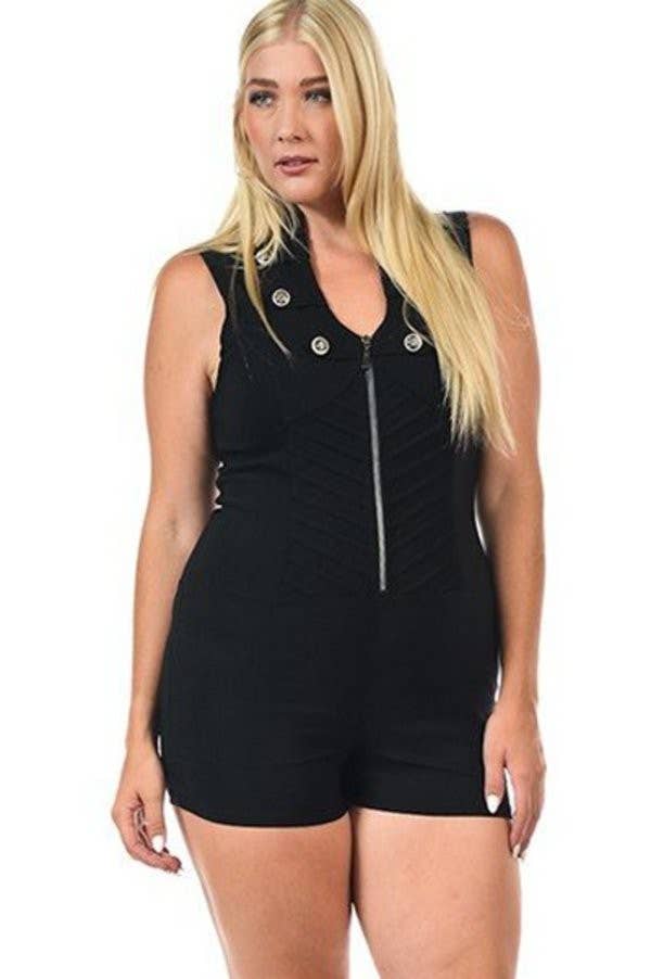 Double Button Down Romper