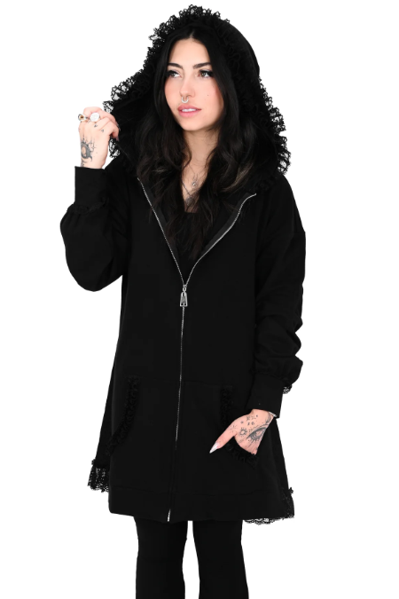 Lucy Ruffle Hoodie