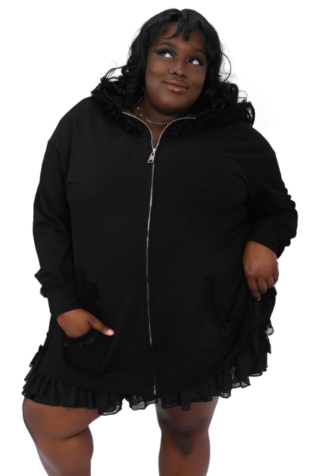 Lucy Ruffle Hoodie
