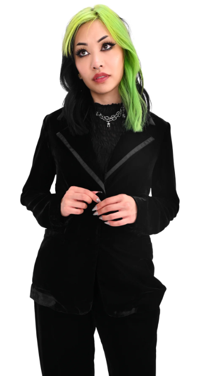 Eileen Velvet Blazer