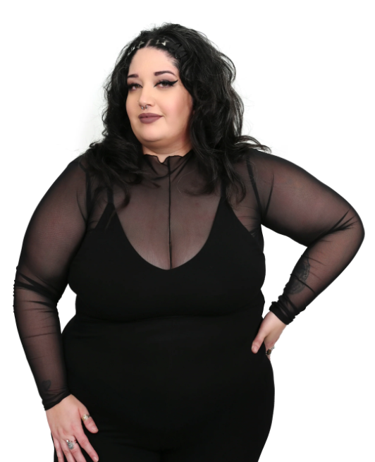 Autopsy Mesh Long Sleeve Top