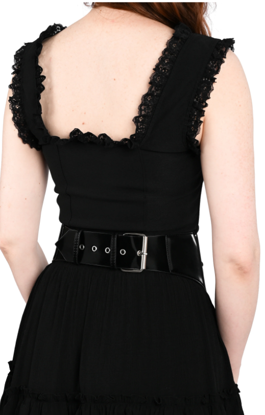 Liquid Velvet Garter Belt
