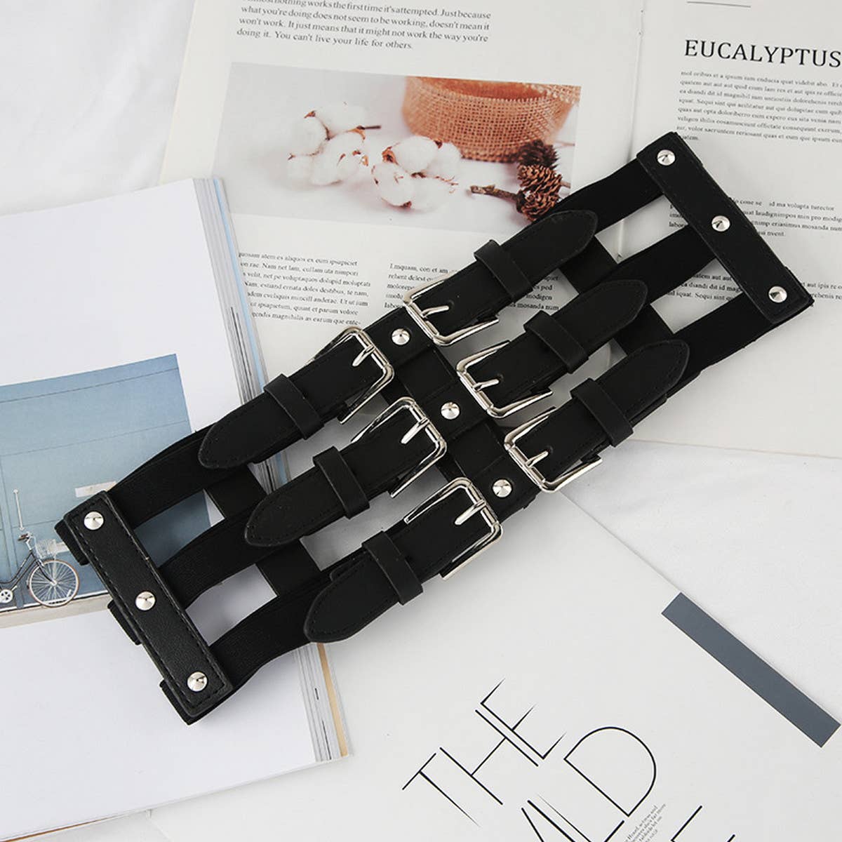 PUNK STYLE SUSPENDER BELT