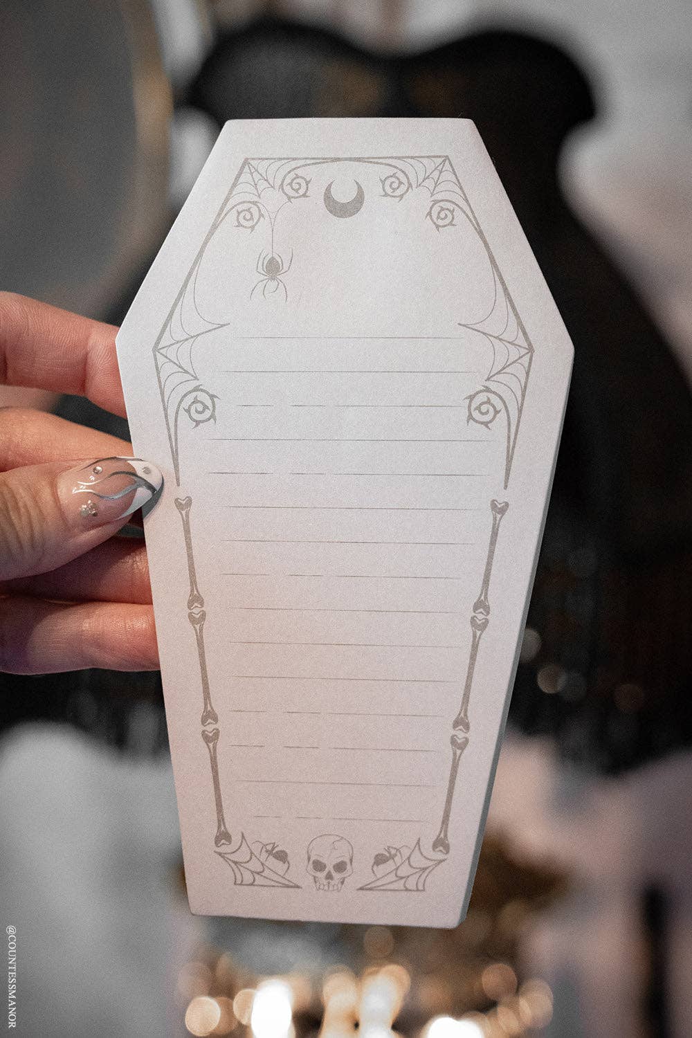 Last Writes Coffin Sticky Notes
