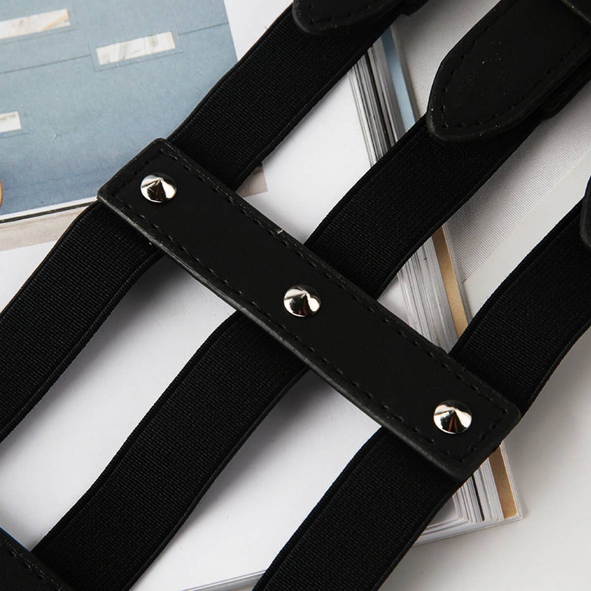 PUNK STYLE SUSPENDER BELT