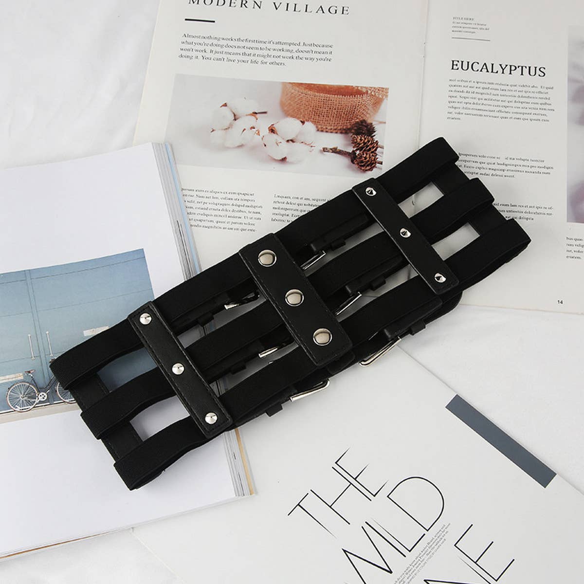 PUNK STYLE SUSPENDER BELT