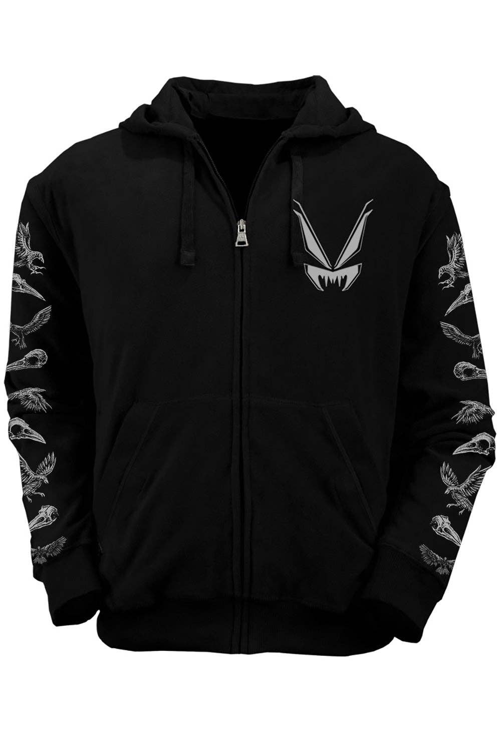 Edgar Allan Poe Zipper Hoodie