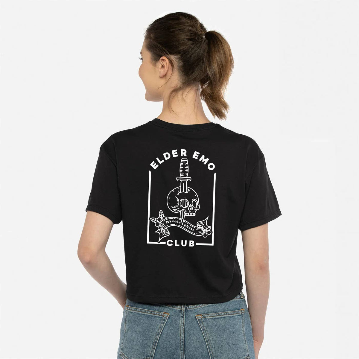 Elder Emo Club Women's Crop Top