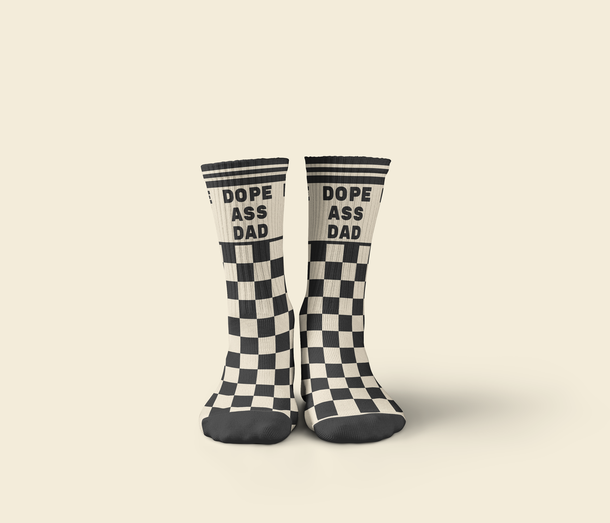 Dope Ass Dad Socks (funny gifts, novelty socks, dad gift)