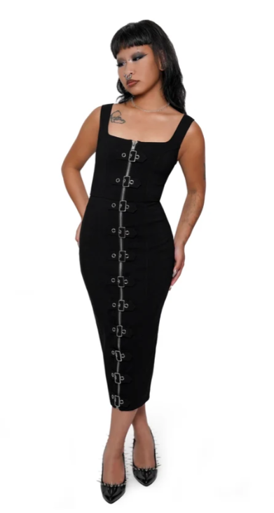 Corruption Midi Dress