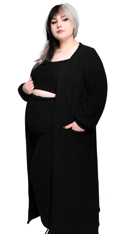 Fuzzy Teddy Lounge Duster