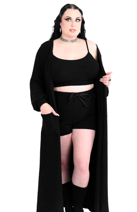 Fuzzy Teddy Lounge Duster